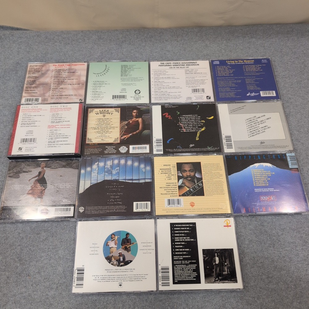 Jazz CD Lot of 15 Jaco Pastorius Stanley Clarke George Benson Lizz Wright Fusion - Picture 2 of 2